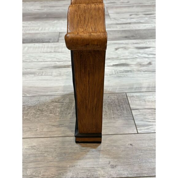 Vintage Ceramic Mantel Clock Hershey Mold Farm Mill Scene - Picture 5 of 13